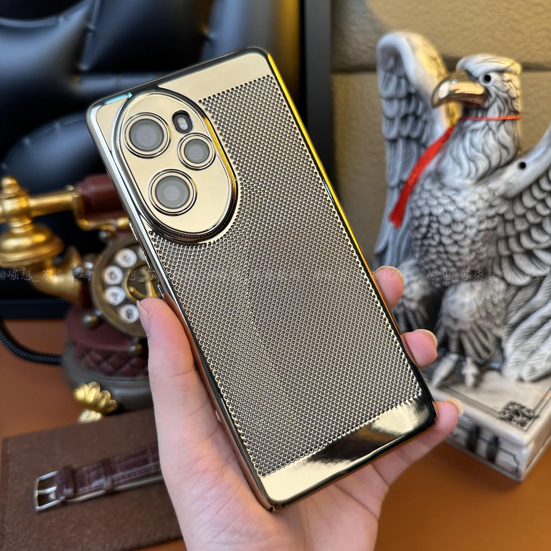 适用荣耀100Pro手机保护壳新款高清镜头膜超薄散热透气防摔壳