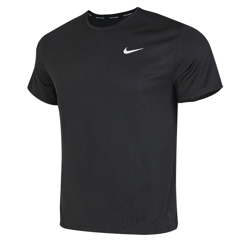 Nike/耐克男子夏季黑色运动健身跑步训练短袖上衣T恤DV9316-010