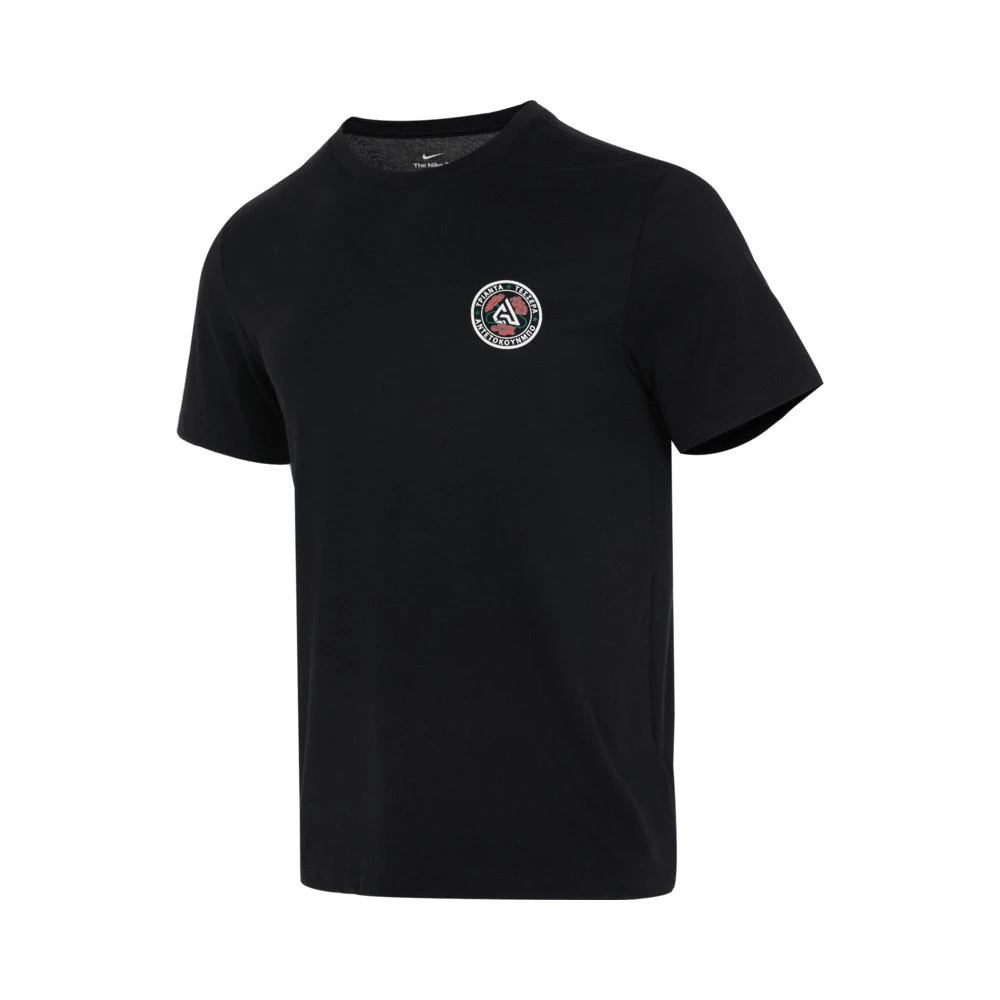 Nike/耐克男子运动休闲户外圆领时尚印花黑色短袖T恤FJ2317-010
