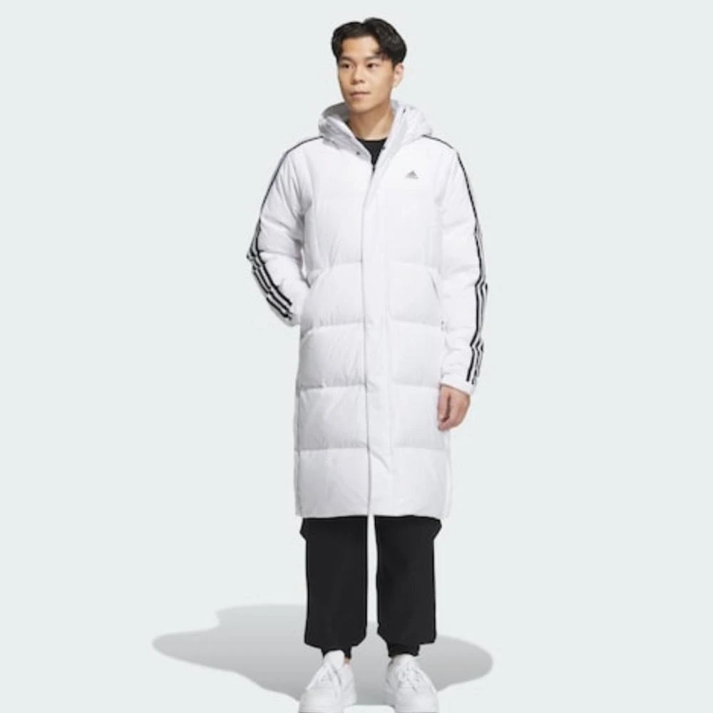 adidas/阿迪达斯冬季男子休闲连帽羽绒服外套保暖男士时尚防寒