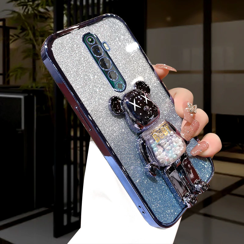 OPPOreno2z手机壳网红轻奢潮流个性超薄女款reno2f直边5G版全包边