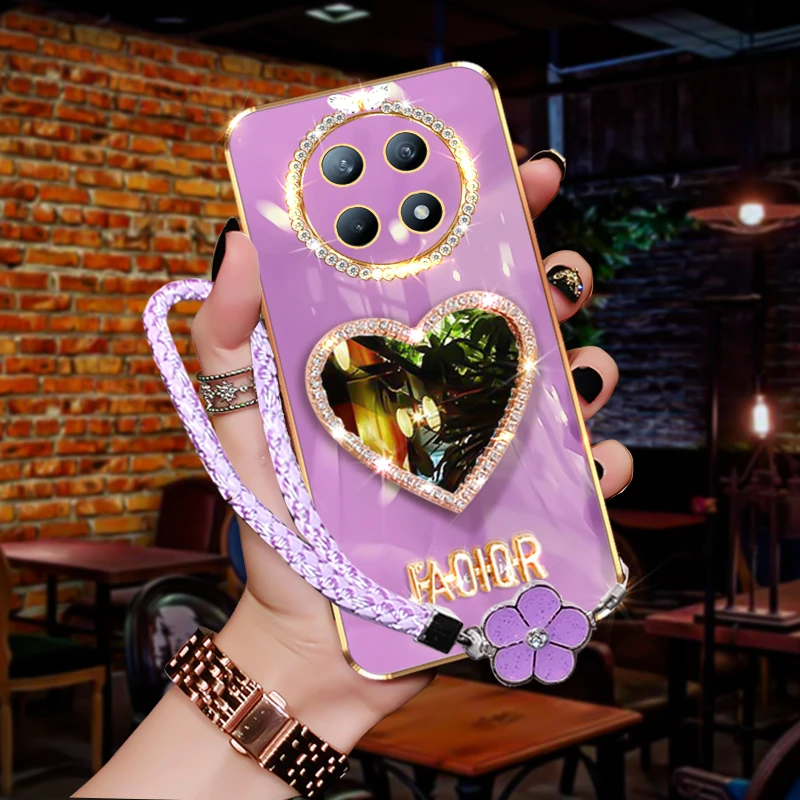 华为畅享60x手机壳STG-AL00时尚潮流直边女款网红高级感保护套软5