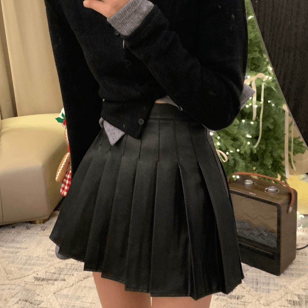 显瘦半身裙女装半身裙长袖短裙高腰短款时尚黑色显瘦半身裙长袖