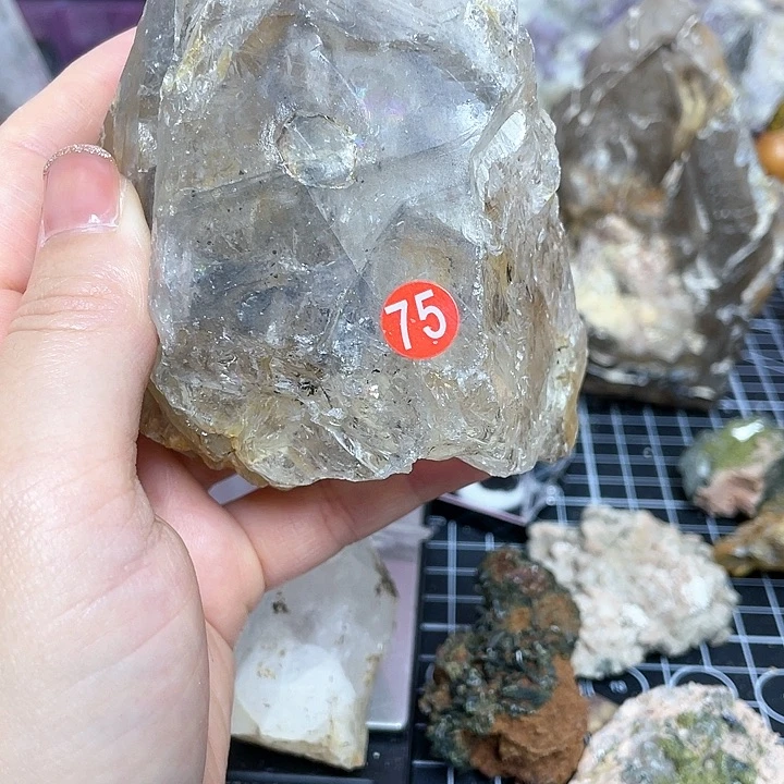 水晶水晶柱未镶嵌小****门