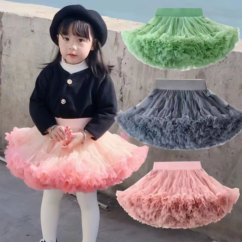 三代tutu裙2024新款女孩儿童半身裙宝宝裙子夏款蓬蓬纱裙兔兔短裙