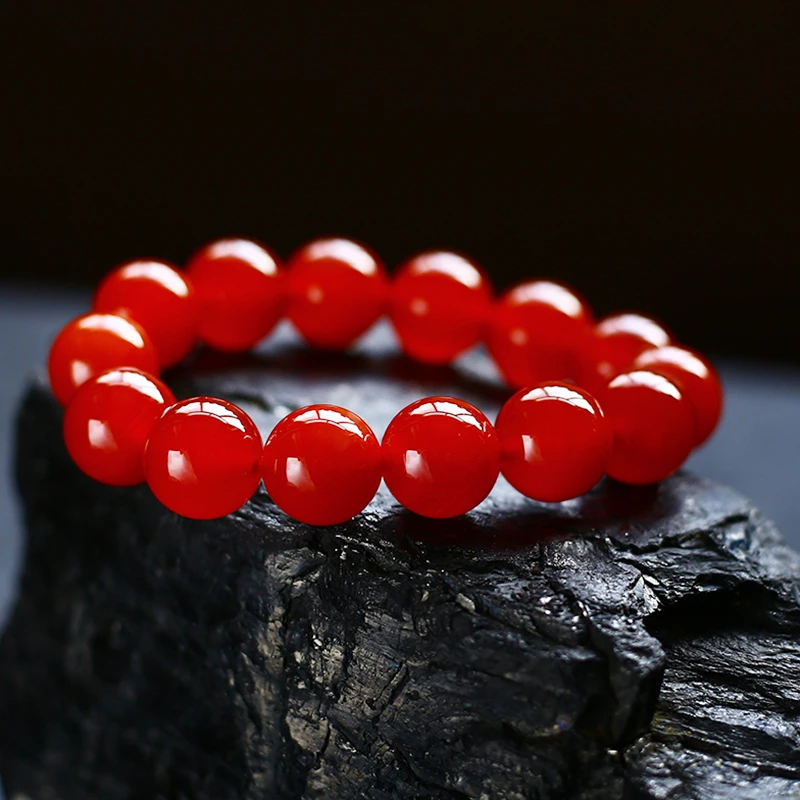 【荣总甄选】精美玉石开门红手串JRO3845玉髓