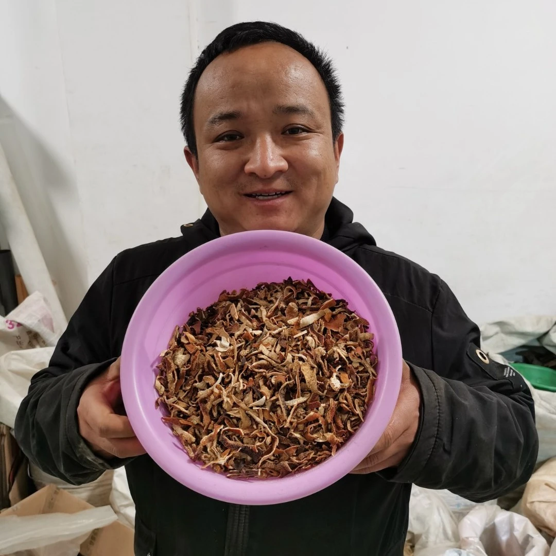 陈皮 甘肃陈皮 4年陈橘皮橘子皮 已晒干四年陈皮丝陈皮块