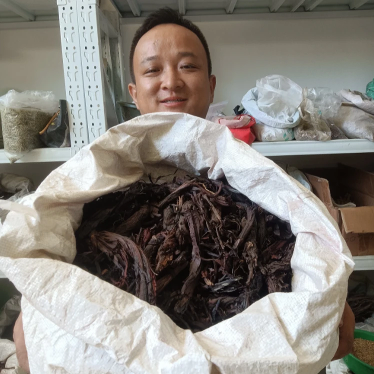紫草 紫草根种植的整根碎了的都有 新疆软紫草 新疆紫根紫草根