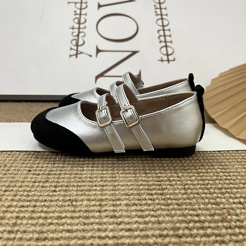 小皮鞋女童鞋子软底小女孩玛丽珍洋气网红休闲时尚儿童公主豆豆鞋