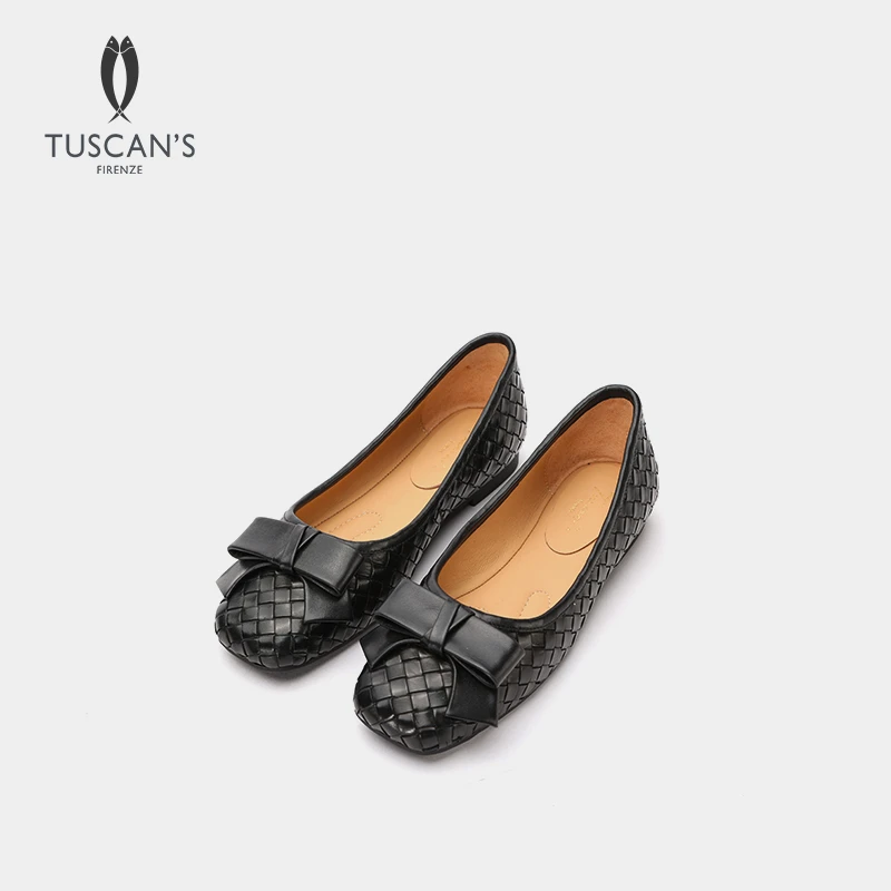 TUSCAN'S舒适气质平底新款单鞋休闲时尚百搭春夏女鞋TS时代双鱼