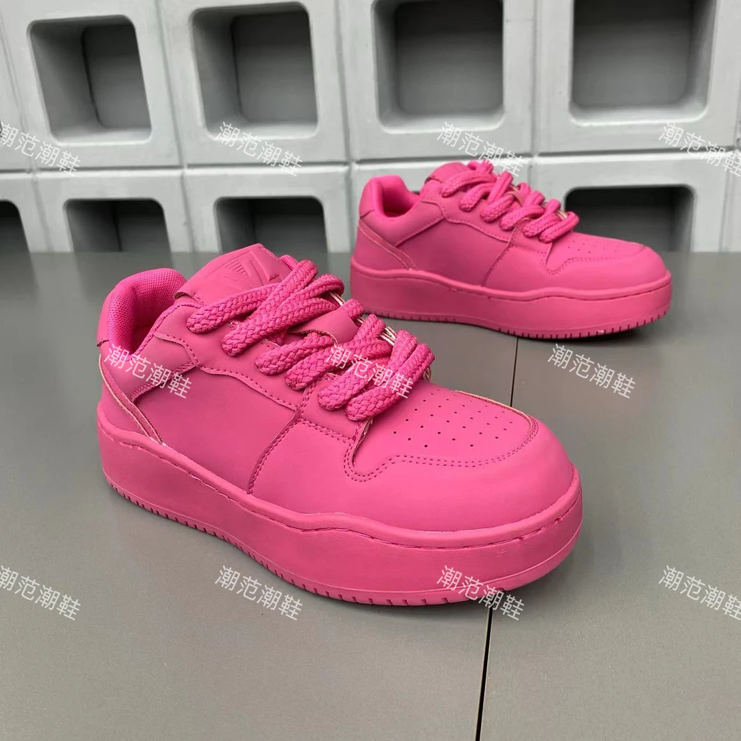 秋季新款2024时尚厚底潮牌简约男士休闲鞋潮牌低帮舒适百搭透气鞋