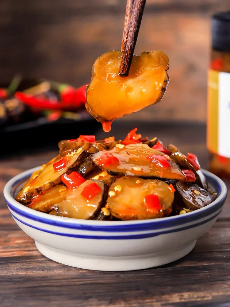 湖南特产香辣洋姜手工酱菜下饭开胃450克一瓶