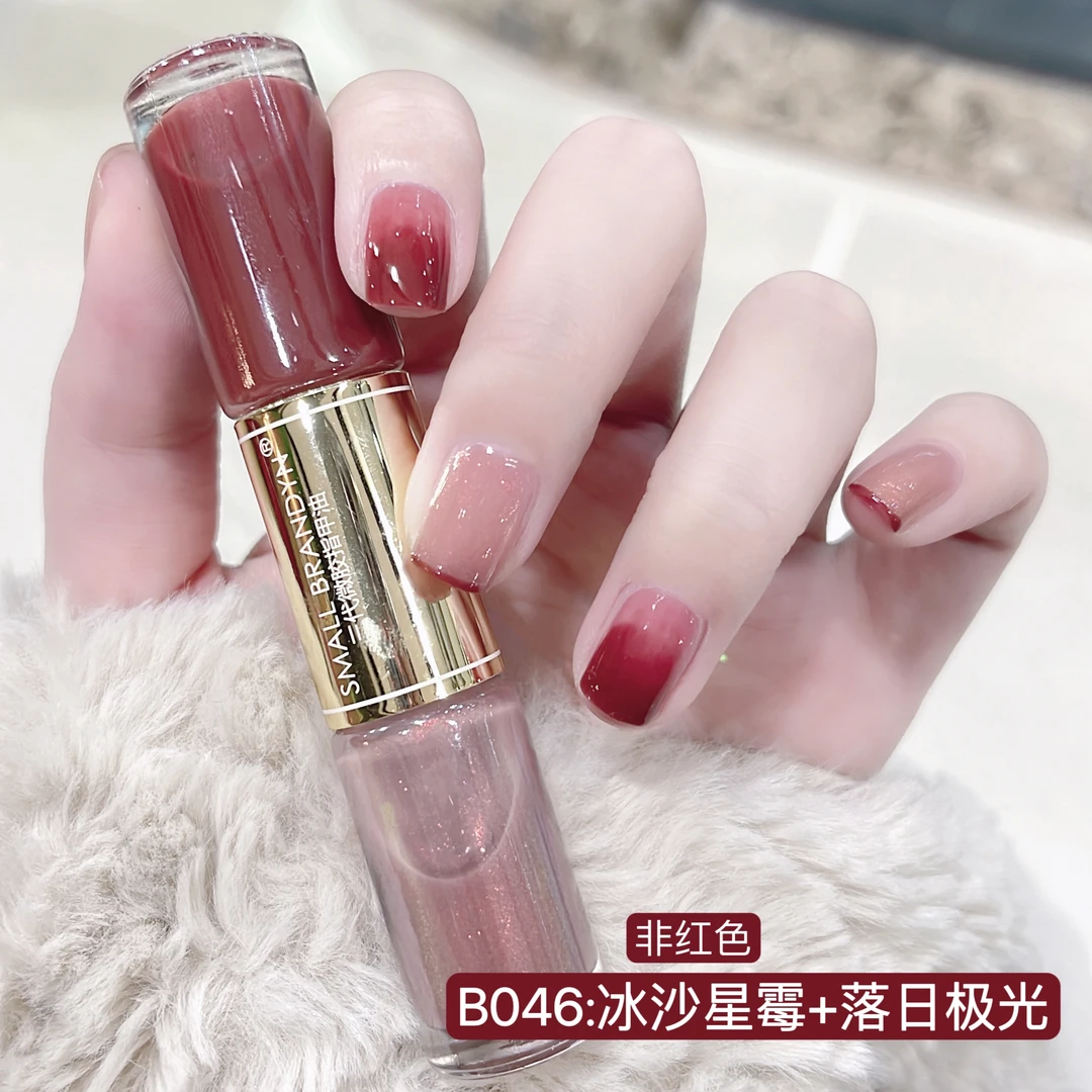 红色指甲油新款防水防油无毒速干不可撕免烤指甲油流行色持久不掉