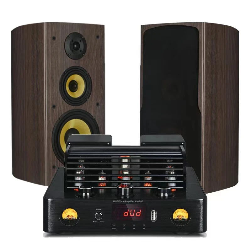 【三分频HiFi套装】万元级大功率高清无损胆石机+8寸无源音响套装