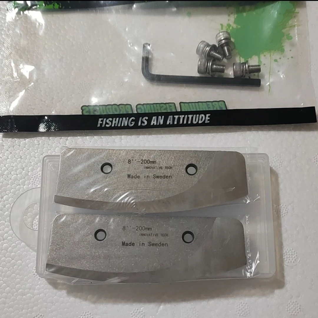 ion瑞典冰钻片 高碳钢材质冰钻片8寸刀头使用锋利持久