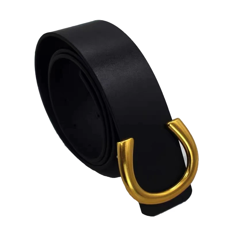 【香云故里】百搭黑色女士金属扣腰带皮带XC21C-40P0189