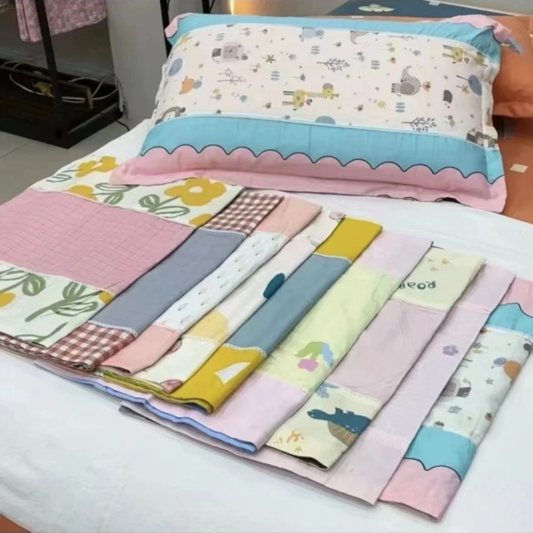 【纯棉全棉孤品枕套】一对包邮直播间主播过花型为准48*74cm