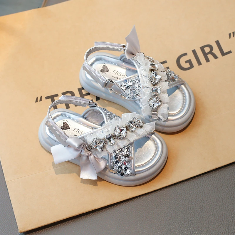 2025新款女童洋气凉鞋防滑女童凉鞋儿童凉鞋韩版女童鞋子凉鞋潮款