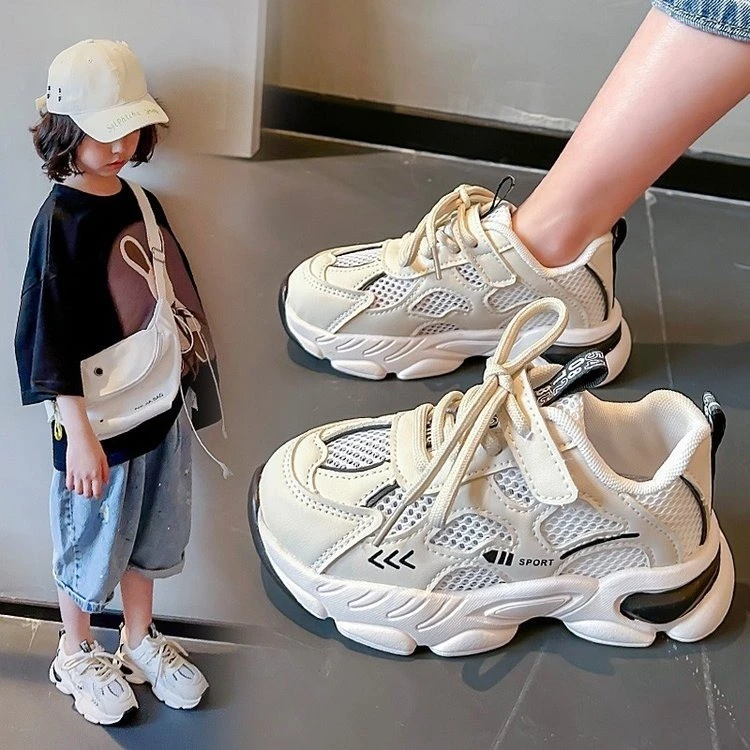 2024夏季女童运动鞋网红6-12岁鞋子儿童老爹鞋儿童鞋秋款跑步鞋