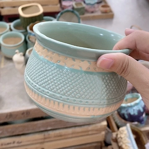 陶瓷20CM以下D69绿