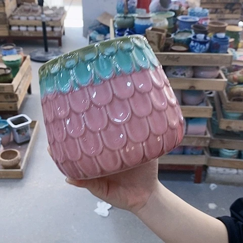 陶瓷20CM以下D361粉