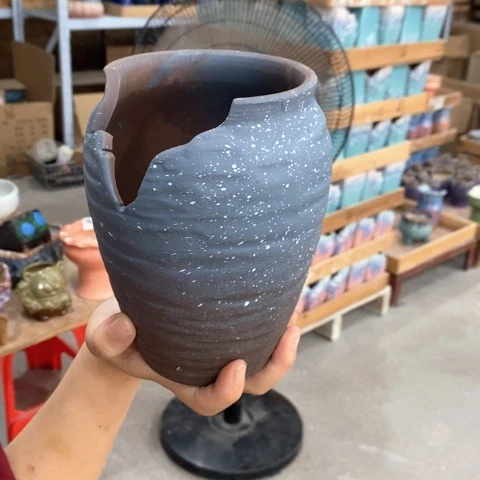 陶瓷20CM以下D302蓝