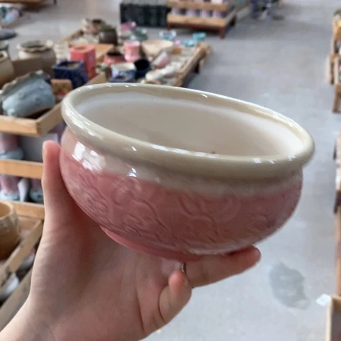 陶瓷20CM以下粉色兔子拼盘
