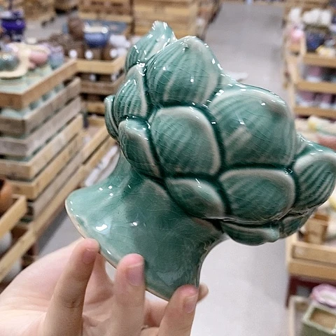 陶瓷20CM以下D绿色火锅
