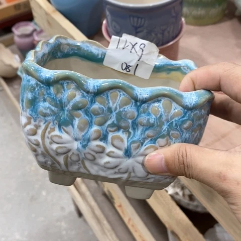 陶瓷20CM以下95081蓝