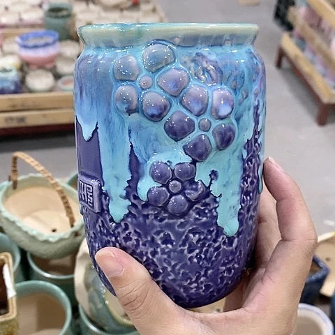 陶瓷20CM以下Q321紫