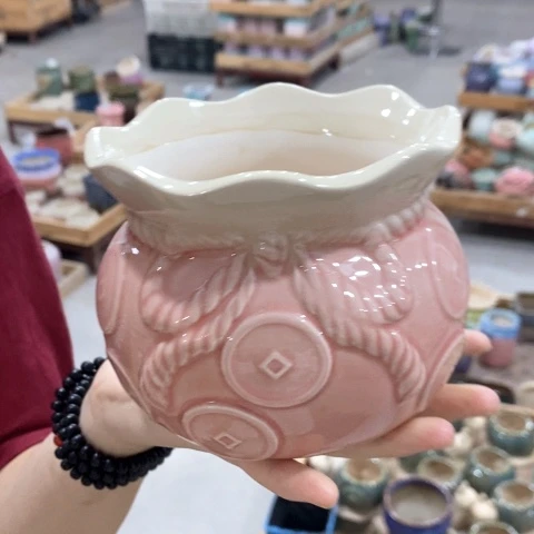 陶瓷20CM以下D粉色福袋