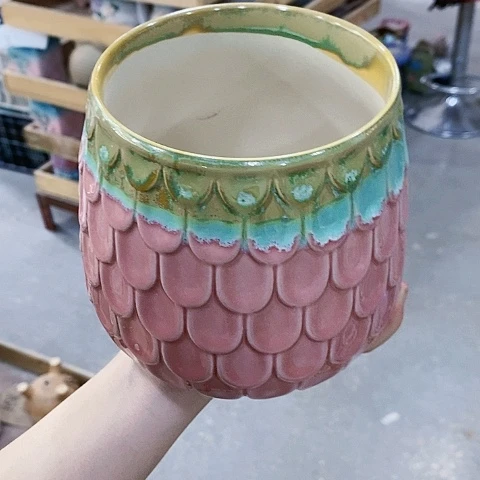 陶瓷20CM以下D361粉