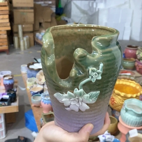 陶瓷20CM以下331翡翠绿一个