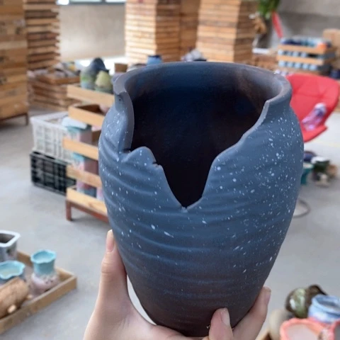 陶瓷20CM以下D302蓝