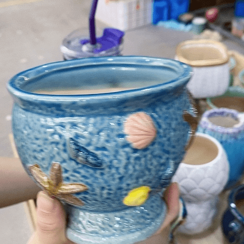 陶瓷20CM以下海洋之星酒杯