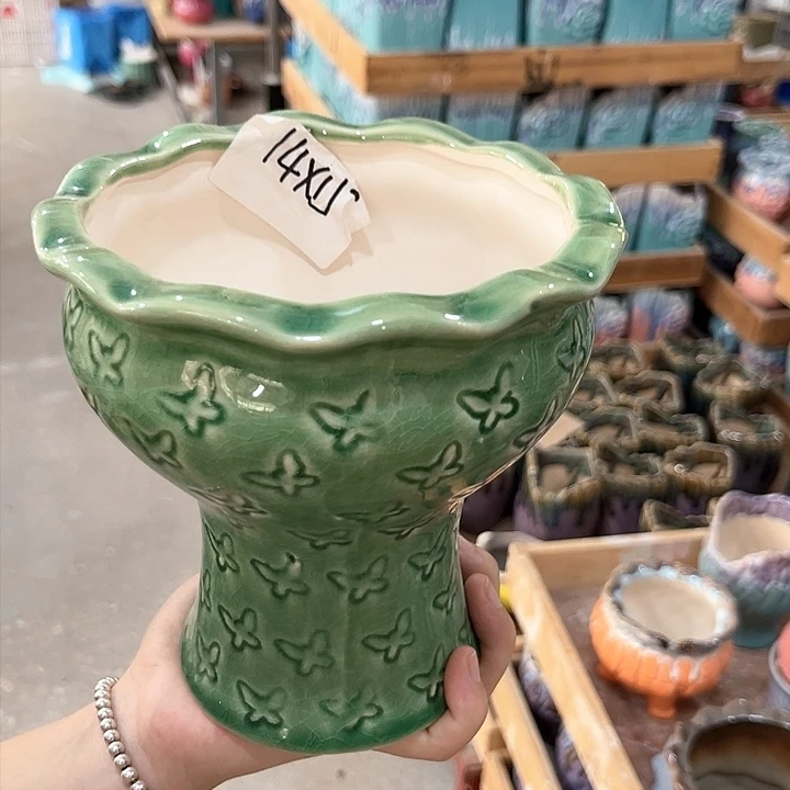 陶瓷20CM以下Q378浅绿