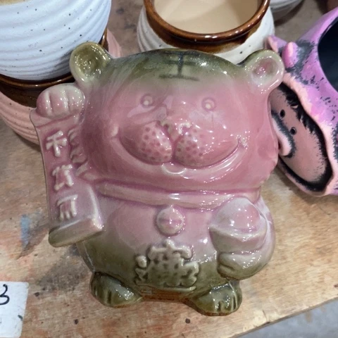 陶瓷20CM以下小红老虎