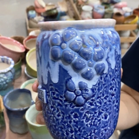 陶瓷20CM以下Q321蓝