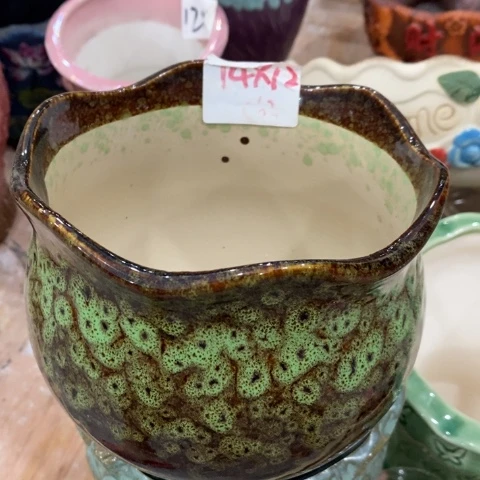 陶瓷20CM以下95063绿一个