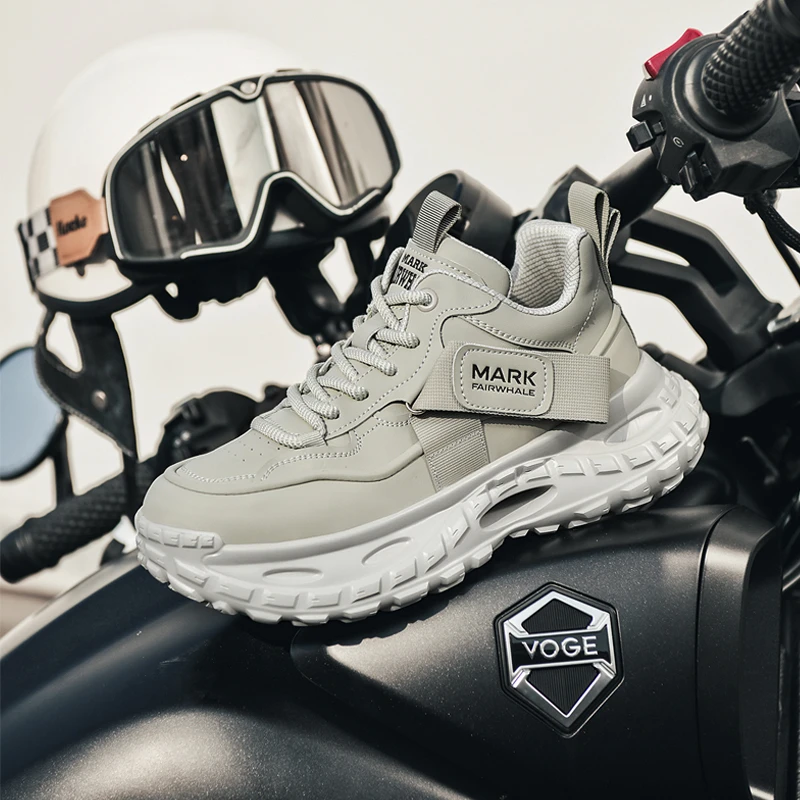 马克华菲男鞋2025秋季新款厚底增高老爹鞋男爆款轮胎鞋运动潮鞋子