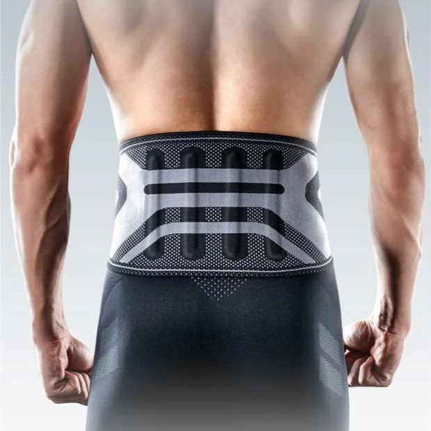 LP塑钢条支撑型运动腰带举重健身运动护腰背部加强保护160XT161XT