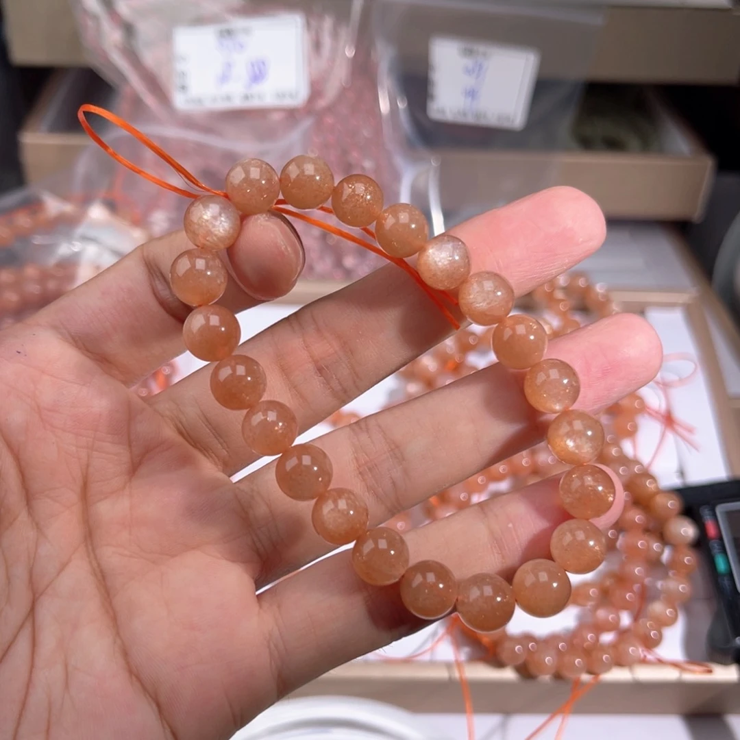 水晶手链未镶嵌橙月光032