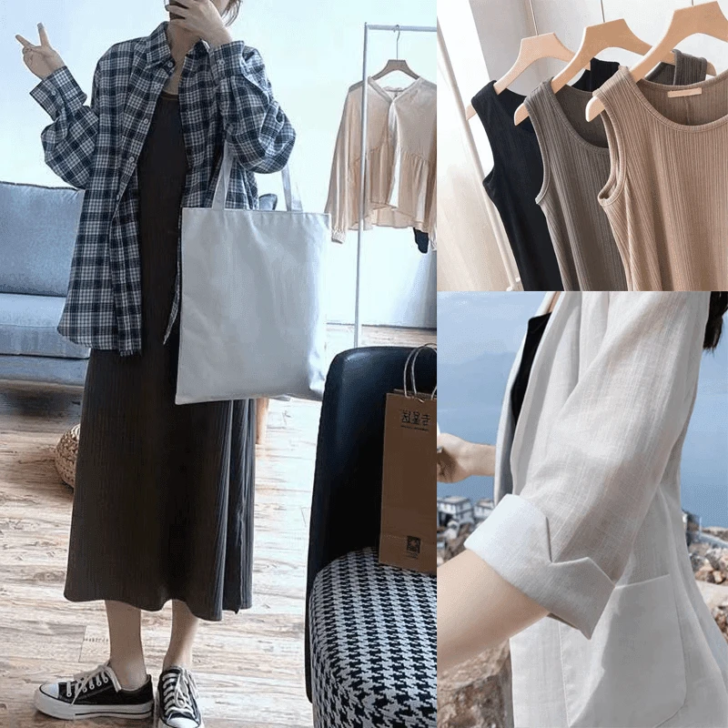 77011裤英乾百货转专属品 春秋格子小衫