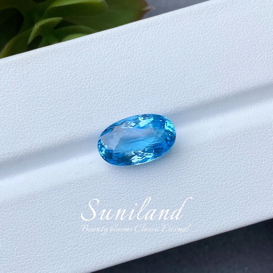 B347-FY-7.65ct-超圣色海蓝宝石椭圆形/GUILD证书2119433561