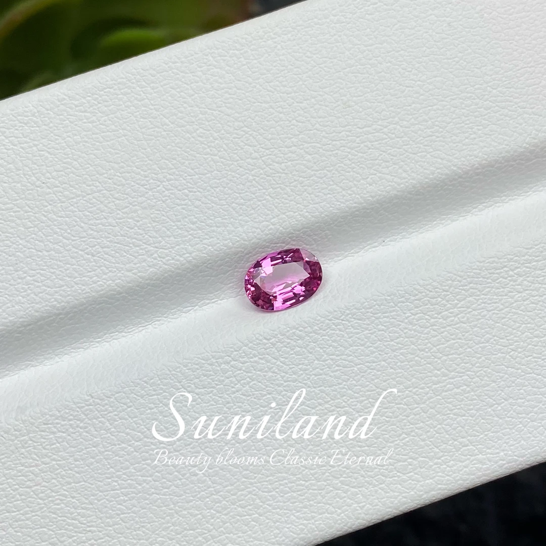 C211-1.05ct-椭圆形天然无烧帕帕拉恰蓝宝石/GRC证书2402280141