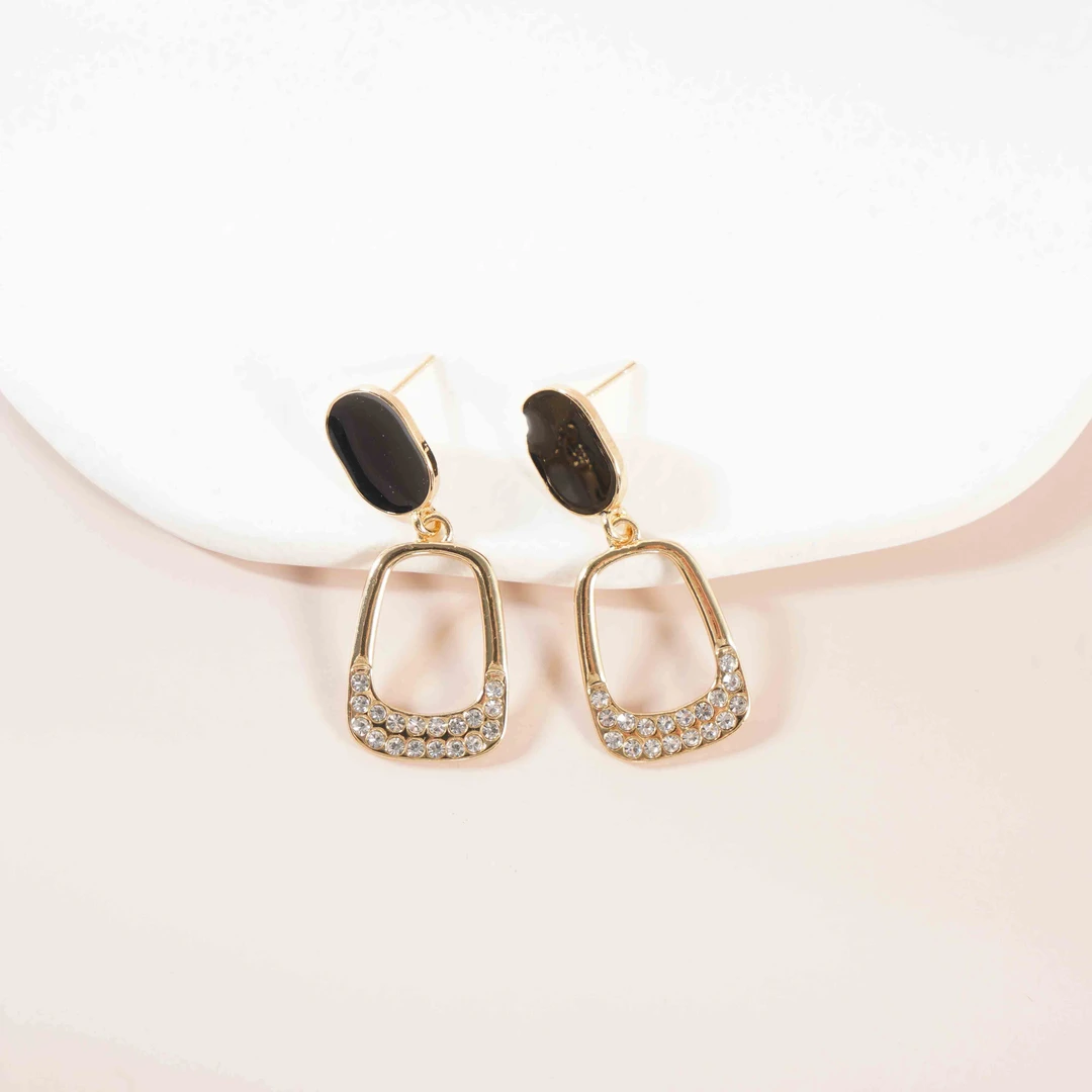 时尚个性长款小众几何耳钉女网红气质设计感耳环百搭N1137