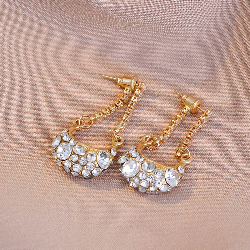 铜合金耳饰 长款流苏小吊坠气质潮流耳环2024新款 女N1745