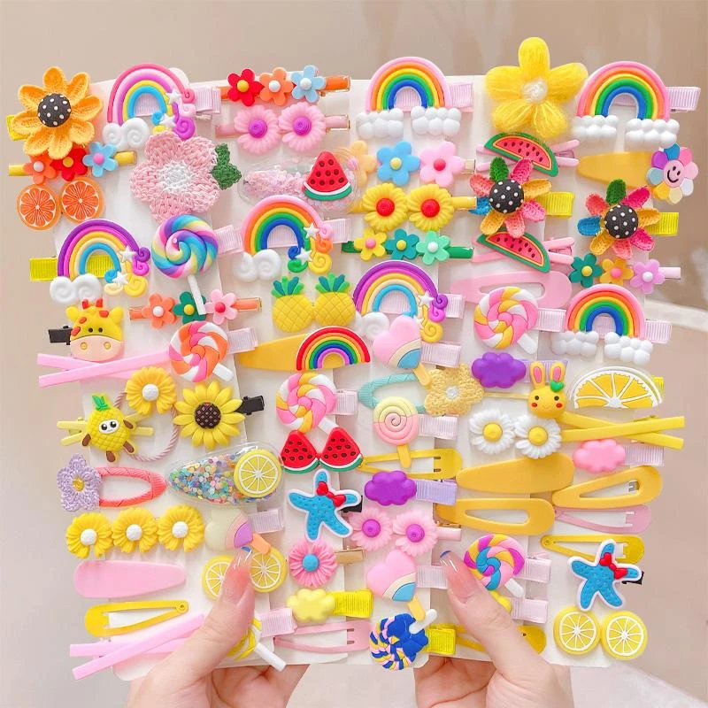 儿童发夹小女孩侧边刘海夹可爱鸭嘴夹公主头饰碎发发卡bb夹子发饰