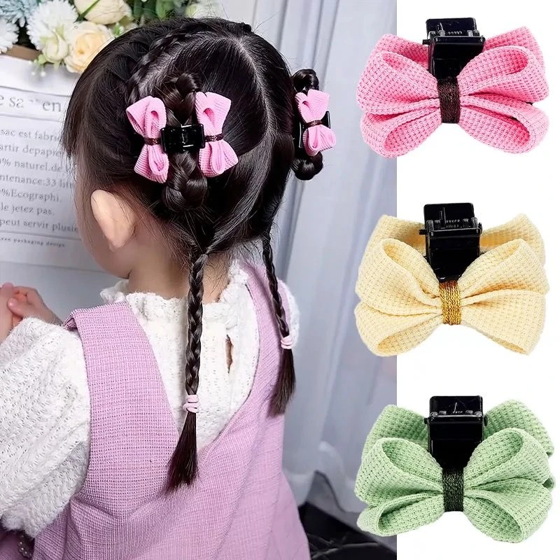 甜美小女孩发夹儿童双面蝴蝶结抓夹头饰女童发卡宝宝夹子可爱发饰