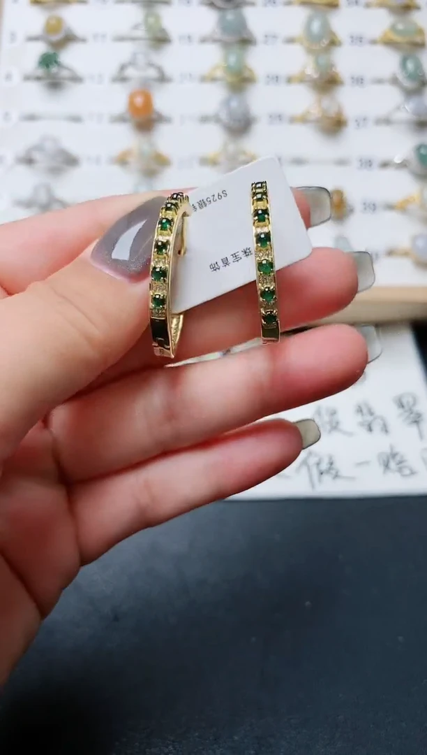 【闪购商品】翡翠戒指银S925镶嵌......